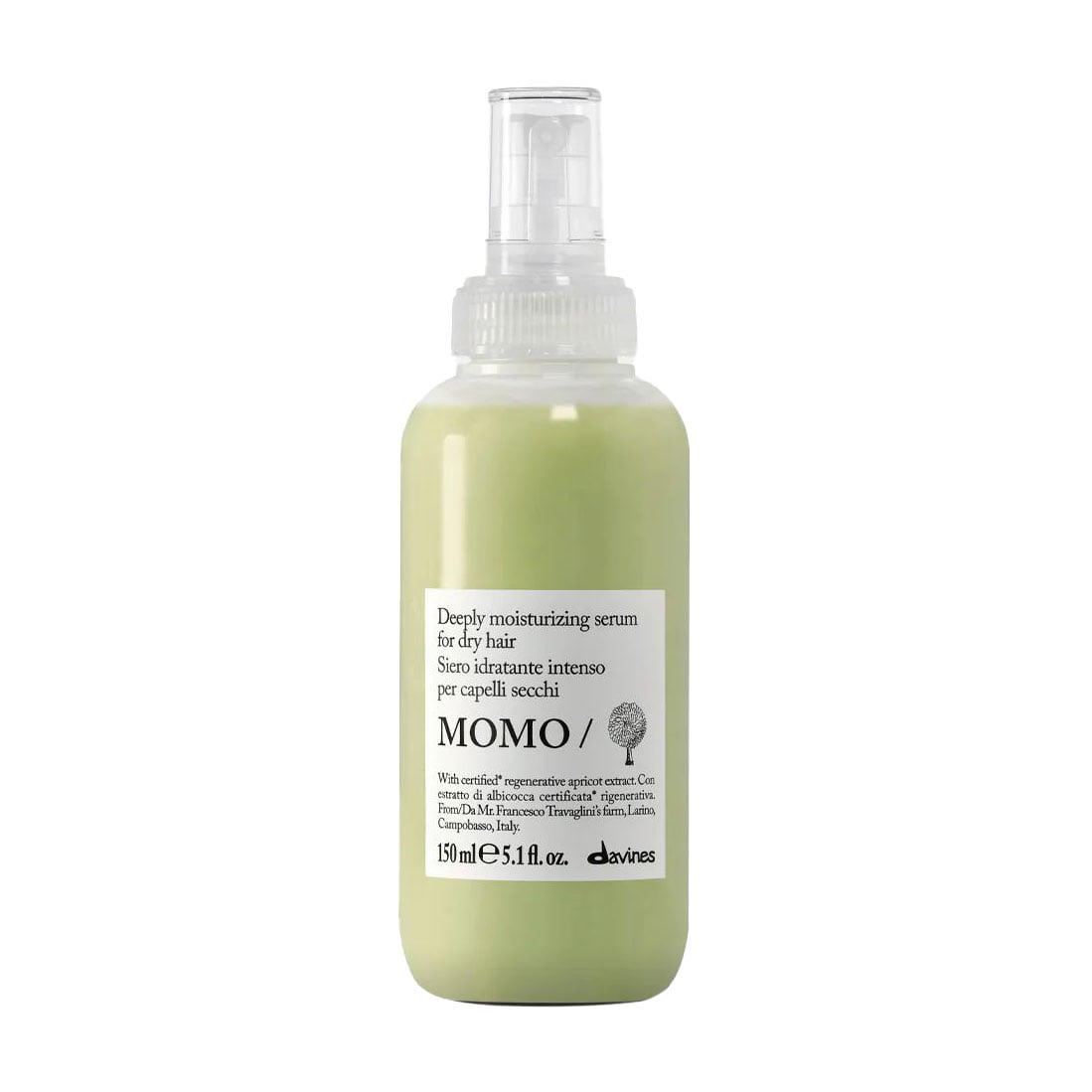 Глибоко зволожувальна сироватка Davines Momo Deeply Moisturizing Serum для сухого волосся, 150 мл